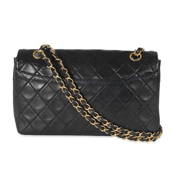 Chanel Black Quilted Lambskin Medium Flap Bag - Picture 3 of 8